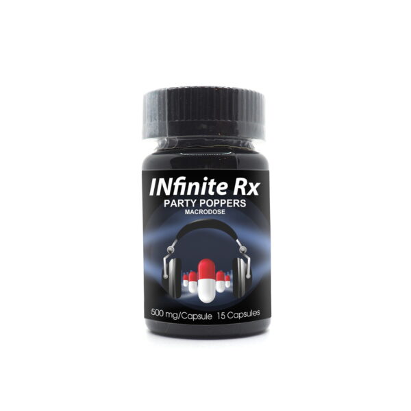 INfinite Rx Party Poppers Macrodosing Mushrooms Capsules