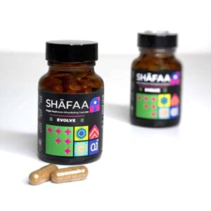 Shafaa Evolve Magic Mushroom Microdosing Cognition Capsules